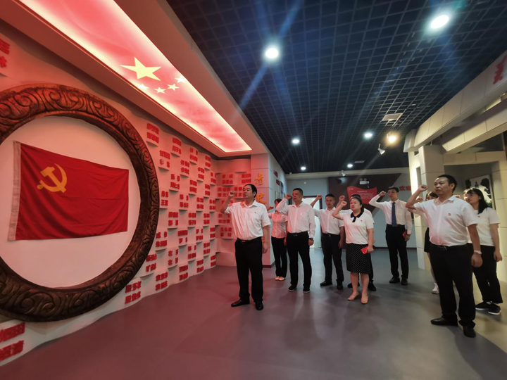 张家界市委网信办开展“重温入党誓词 时刻不忘初心”主题党日活动