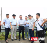 朱法栋调研天门山先导区项目建设