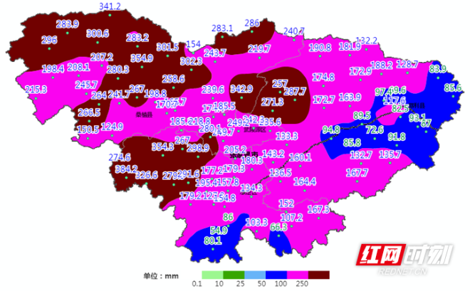 张家界市本轮强降雨基本结束