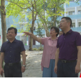 慈利县领导来到县一鸣中学检查秋季开学准备情况
