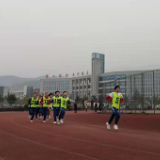 慈利县零阳镇城北中学1500名学生参加期末体育统一考试