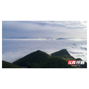 雨后放晴 张家界桑植西界云雾缭绕云海翻腾