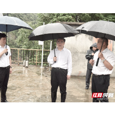 刘革安赴永定区检查调度防汛抗灾工作