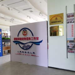 “柳湖清波委员工作室”“民建柳叶湖支部会员之家”正式揭牌