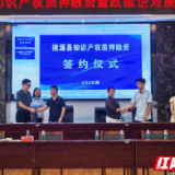  桃源县：政银企深化合作 共促“知产”变“资产”