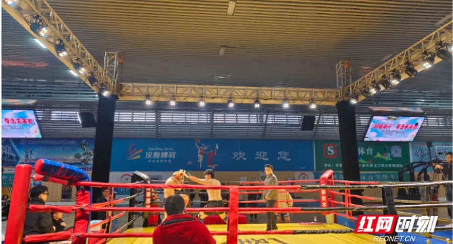 体育+文旅融合 点燃城市活力“洞庭湖杯”拳击表演赛在汉寿开赛