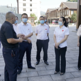 吴俞萍带队开展国庆假日疫情防控和安全生产检查