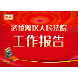 一图速览|武陵源区人民法院工作报告