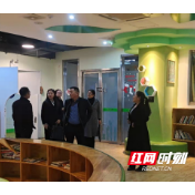 张家界市民政局来桑开展社会工作站调研