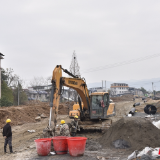 张家界月亮湾中路正在加紧建设