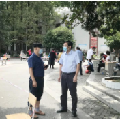 王学军督查疫苗接种和复工复产工作