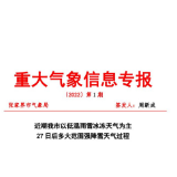 注意天气变化！张家界1月27日后多大范围强降雪天气过程