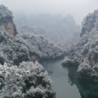 新春游张家界丨武陵源雪景（一）：踏雪宝峰湖