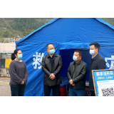 张龚检查指导疫情防控服务点工作