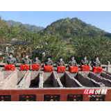 永定区茅岩河镇：烈士塔下祭忠魂 不忘初心再出发