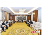 刘革安会见五凌电力有限公司董事长夏刚一行