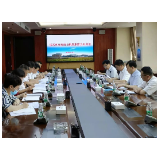 王洪斌带队赴省机场管理集团汇报对接工作
