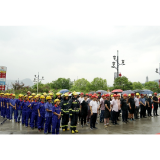 武陵源区开展“安全生产月”火灾事故扑救专项应急演练活动
