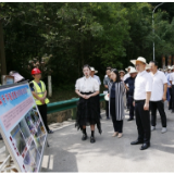 张龚率四大家领导观摩旅发大会武陵源区沿线项目