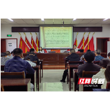 永定区三家馆乡开展“做个好党员十条标准”学习教育