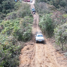 永定区茅岩河镇大米界村山地越野活动顺利举办