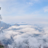 超美！张家界天门山：雾凇、云海齐现