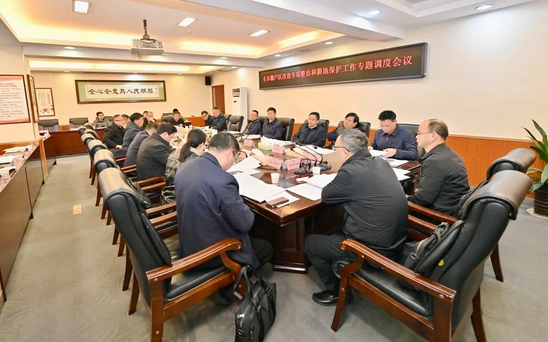 王洪斌专题调度全市棚户区改造专项整治和耕地保护工作