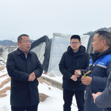 侯铁夫督查指导防范低温雨雪冰冻灾害和救灾防灾工作