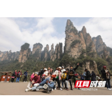 湖南张家界：节后错峰游和入境游升温（组图）
