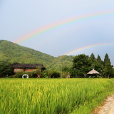 张家界黄龙洞景区惊现双彩虹奇观