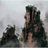 雨霁峰林起云烟 张家界云海美如仙境