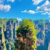 雾天寻仙问道 晴天勘探地貌 百变张家界尽显绝版风华