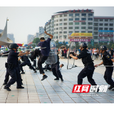 祁东县公安局举行迎国庆保稳定警务技能大比武