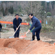 秦国文赴南岳参加第六届“我在寿岳有棵树——我的衡阳·我的奋斗”爱绿护绿活动