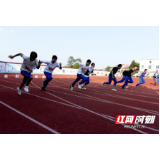 澧县职业中专第26届田径运动会开幕