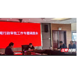 柳叶湖领导调度基层公共服务“一门式”全覆盖工作