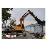 武陵区永安街道唱响控违拆违最强音