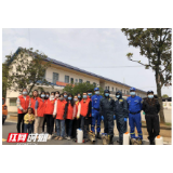 汉寿：志愿者义务消毒 助力春季开学