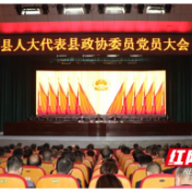 安乡县召开党员人大代表、党员政协委员会议