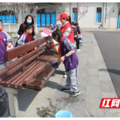 新时代文明实践耀武陵： 芷兰街道办事处联合紫菱小学开展学雷锋志愿服务活动