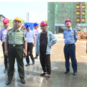 常德军分区督导组来安督导安全生产工作
