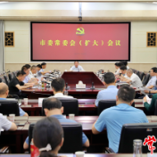 市委常委会召开扩大会议 分析上半年经济形势 部署下半年经济工作