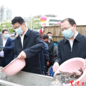 880万尾鱼苗“安家”沅江 常德开展鱼类人工增殖放流活动