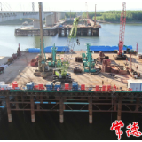 益常高速公路扩容工程沅水特大桥首根主墩桩基灌注完成