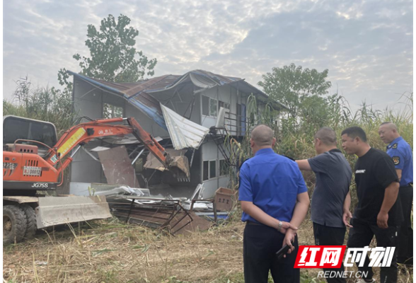 鼎城区：依法拆除违法建筑，积极消除安全隐患