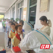 汉寿县领导深入龙阳中小学督察疫情防控安全工作