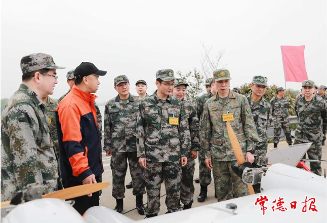 常德举行“沅澧-2023”军地联合指挥行动演练