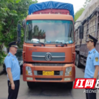 安乡查处一起“超限超载”安全隐患