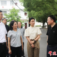 常德市领导督查学生防溺水工作