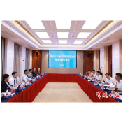 曹志强与重庆药友制药有限责任公司董事长刘强一行座谈